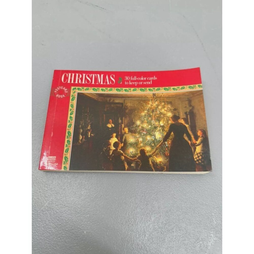 Christmas Postcard Book 30 Full-Color Cards To Keep Or Send